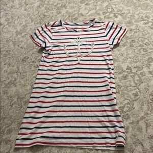Vineyard Vines Red and Blue Striped dress